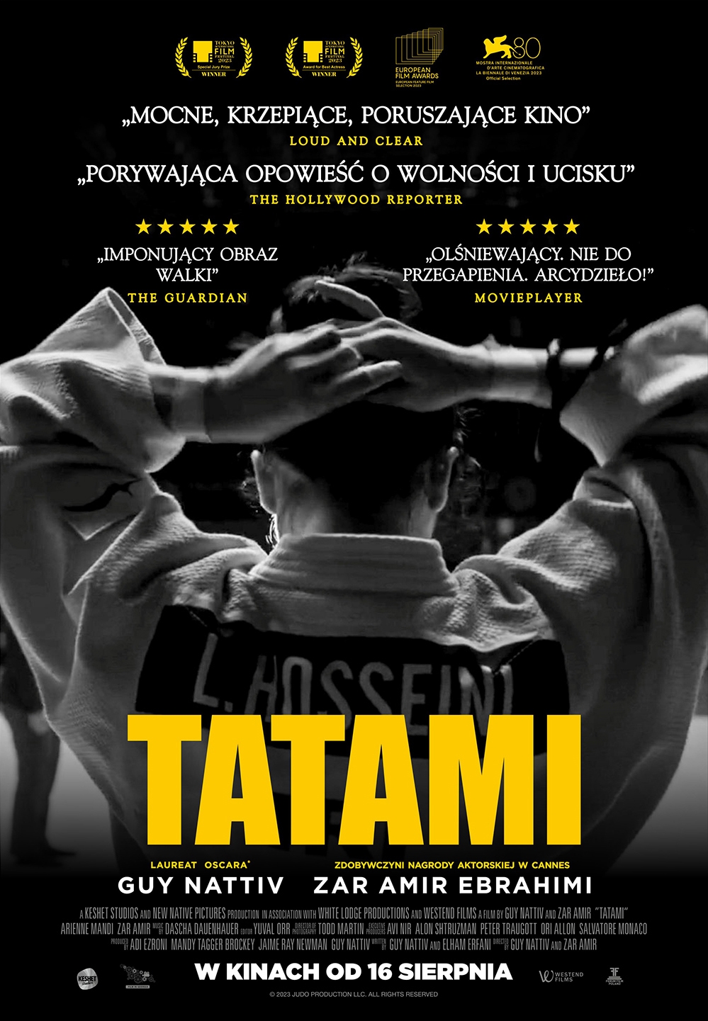Polityczny nokaut: recenzja filmu “Tatami” w reż. Zar Amir Ebrahimi i Guya Nattiva
